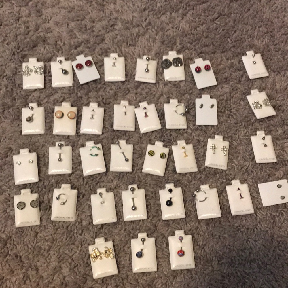 Bunch of earrings